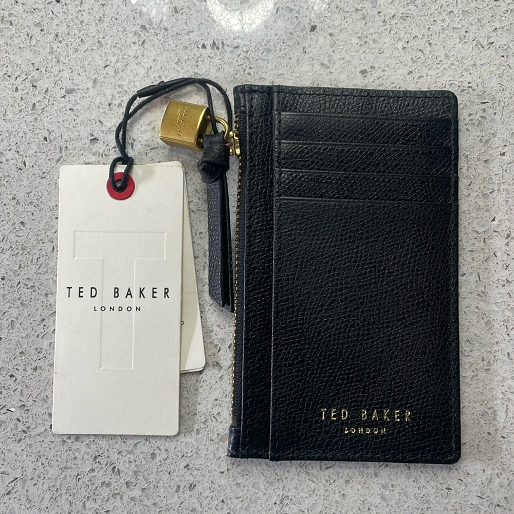 Ted Baker Brompton Padlock Leather Card Holder